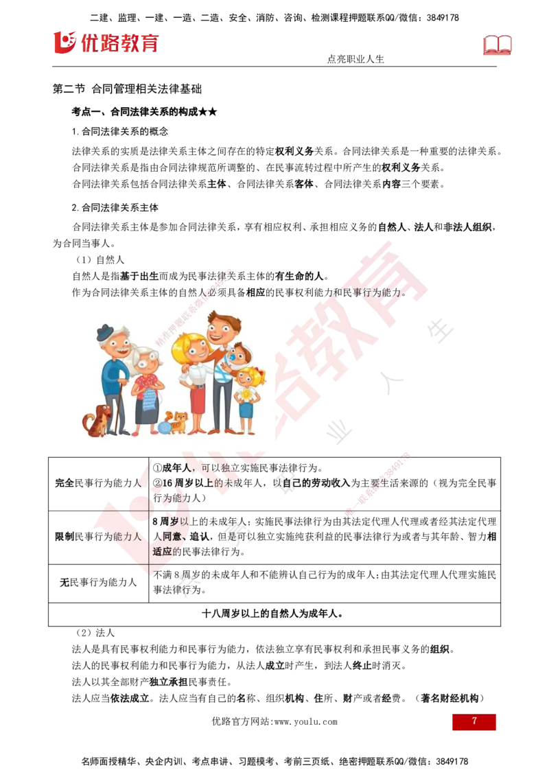 25年《合同管理》第1章讲义（打印版）_监理工程师_2025监理工程师_2025年监理工程师SVIP_2025年监理合同管理SVIP_02-基础精讲✿高端面授✿深度强化