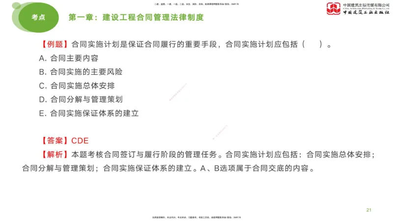 2025年监理工程师《合同管理》考前小灶01节（上）（04.21）_监理工程师_2025监理工程师_2025年监理工程师SVIP_2025年监理合同管理SVIP_04-冲刺串讲✿考点强化✿小灶集训_讲义