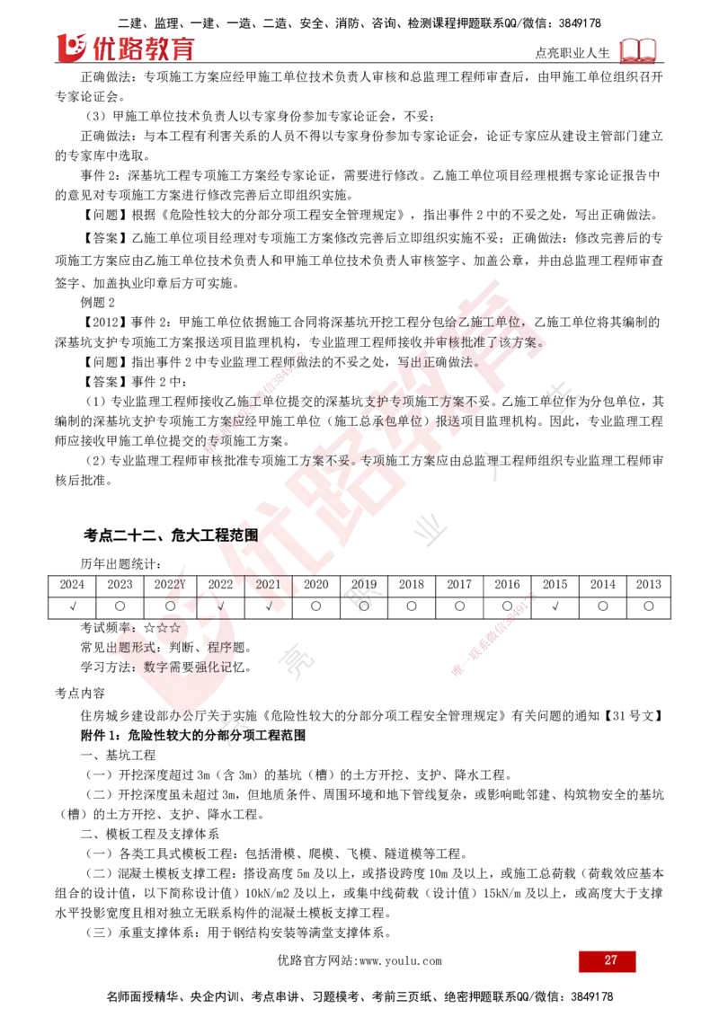 2025年监理《案例（土木）》冲刺密训（打印版）_监理工程师_2025监理工程师_2025年监理工程师SVIP_2025年监理土建案例SVIP_04-冲刺串讲✿考点强化✿小灶集训_讲义