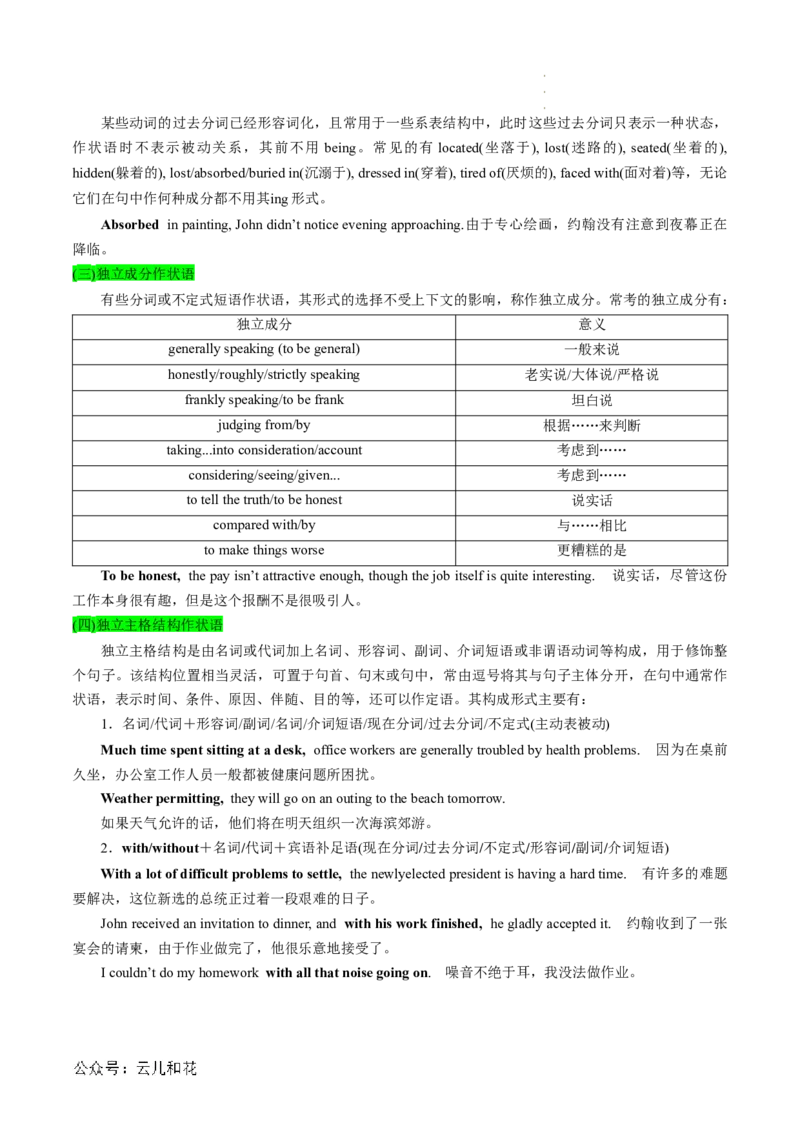专题02非谓语动词（解析版）_2024-2025高一（7-7月题库）_2024年7月试卷_07082024年初升高英语无忧衔接（通用版）暑假自学课2024年新高一英语暑假提升精品讲义