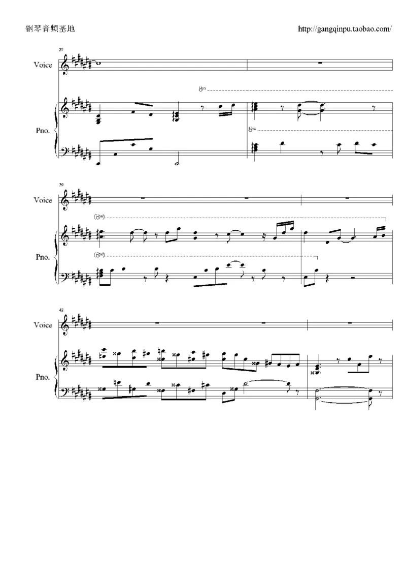 23、梁静茹（105页，共19首）_一万首著名钢琴曲谱哈农贝多芬合集视频教学电子版高清无水印可打印_3流行音乐谱_流行钢琴谱合集形式_高清PDF无水印