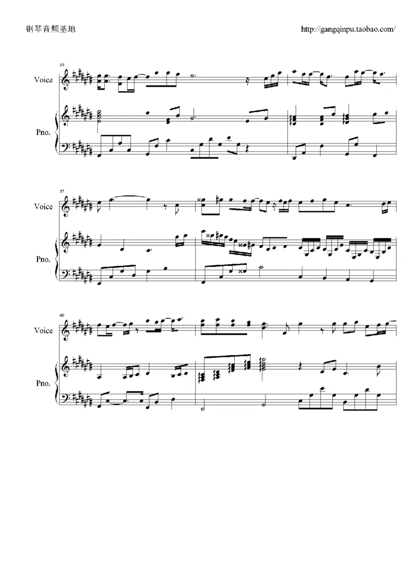 23、梁静茹（105页，共19首）_一万首著名钢琴曲谱哈农贝多芬合集视频教学电子版高清无水印可打印_3流行音乐谱_流行钢琴谱合集形式_高清PDF无水印