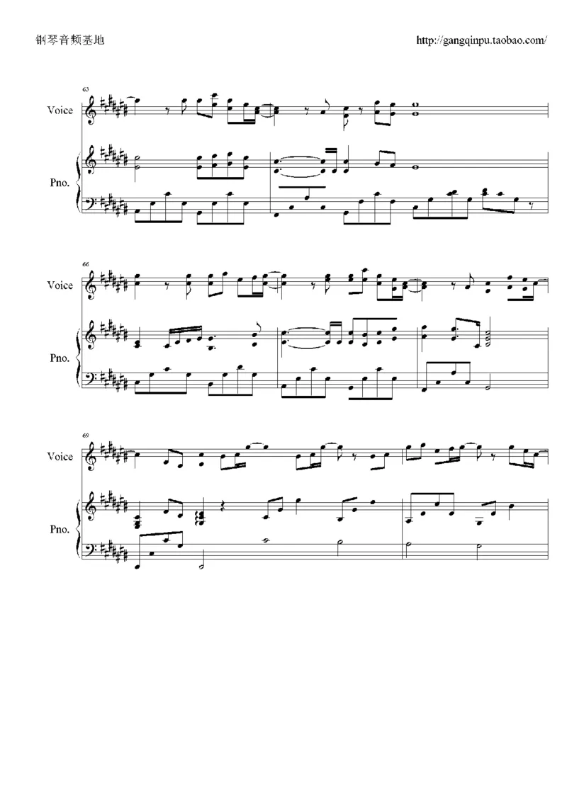 23、梁静茹（105页，共19首）_一万首著名钢琴曲谱哈农贝多芬合集视频教学电子版高清无水印可打印_3流行音乐谱_流行钢琴谱合集形式_高清PDF无水印