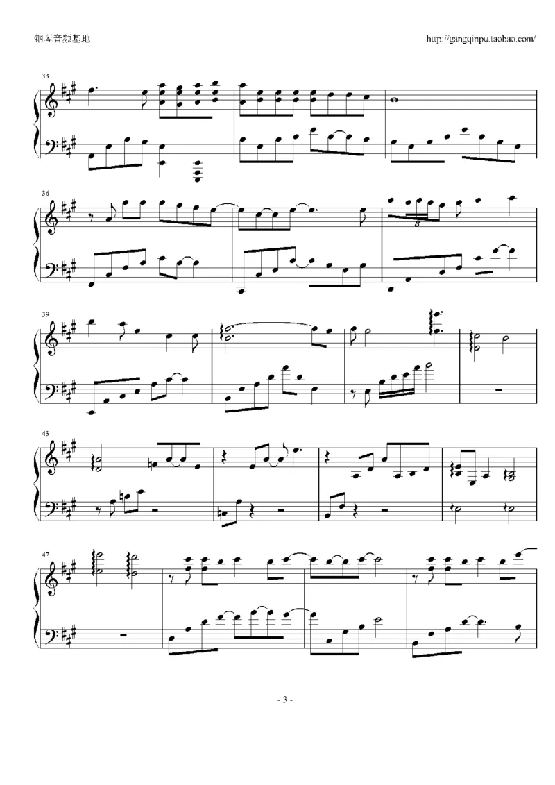 23、梁静茹（105页，共19首）_一万首著名钢琴曲谱哈农贝多芬合集视频教学电子版高清无水印可打印_3流行音乐谱_流行钢琴谱合集形式_高清PDF无水印