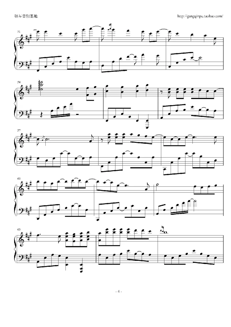 23、梁静茹（105页，共19首）_一万首著名钢琴曲谱哈农贝多芬合集视频教学电子版高清无水印可打印_3流行音乐谱_流行钢琴谱合集形式_高清PDF无水印