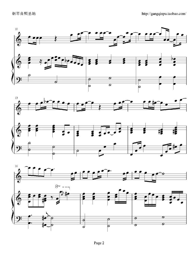 23、梁静茹（105页，共19首）_一万首著名钢琴曲谱哈农贝多芬合集视频教学电子版高清无水印可打印_3流行音乐谱_流行钢琴谱合集形式_高清PDF无水印