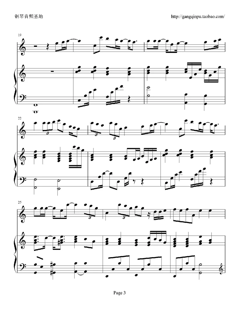 23、梁静茹（105页，共19首）_一万首著名钢琴曲谱哈农贝多芬合集视频教学电子版高清无水印可打印_3流行音乐谱_流行钢琴谱合集形式_高清PDF无水印