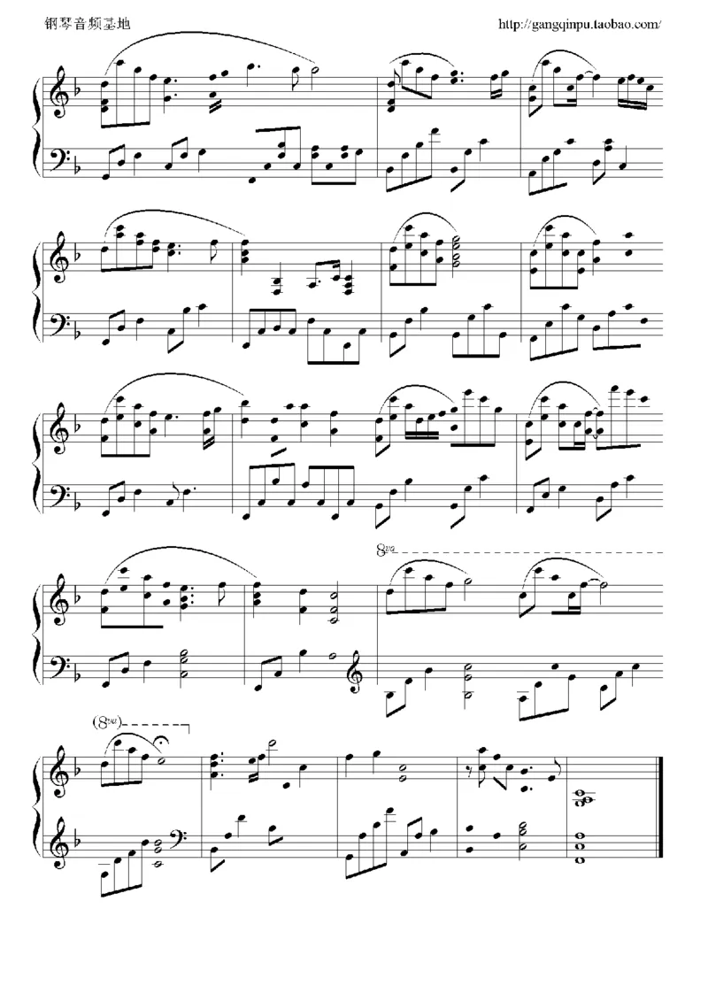 23、梁静茹（105页，共19首）_一万首著名钢琴曲谱哈农贝多芬合集视频教学电子版高清无水印可打印_3流行音乐谱_流行钢琴谱合集形式_高清PDF无水印