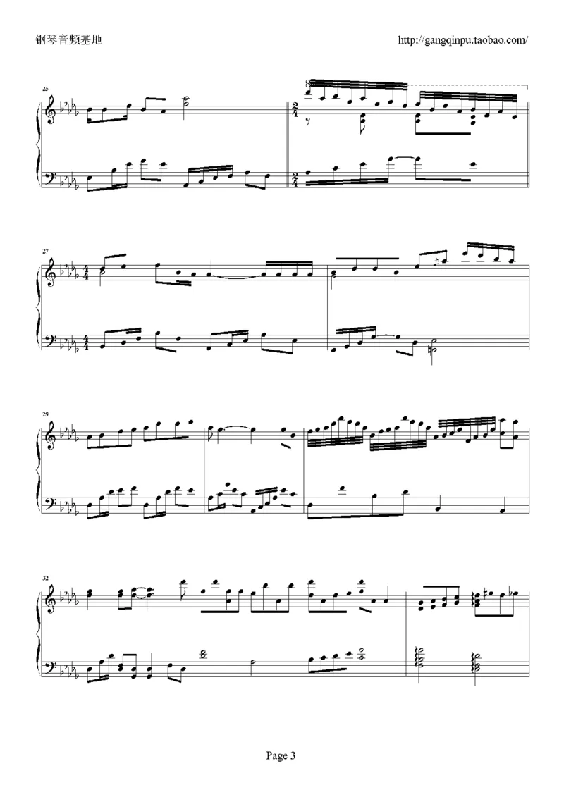 23、梁静茹（105页，共19首）_一万首著名钢琴曲谱哈农贝多芬合集视频教学电子版高清无水印可打印_3流行音乐谱_流行钢琴谱合集形式_高清PDF无水印