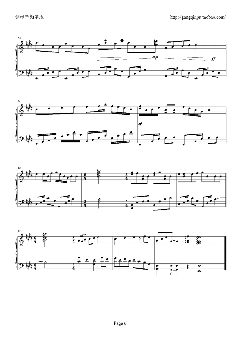 23、梁静茹（105页，共19首）_一万首著名钢琴曲谱哈农贝多芬合集视频教学电子版高清无水印可打印_3流行音乐谱_流行钢琴谱合集形式_高清PDF无水印