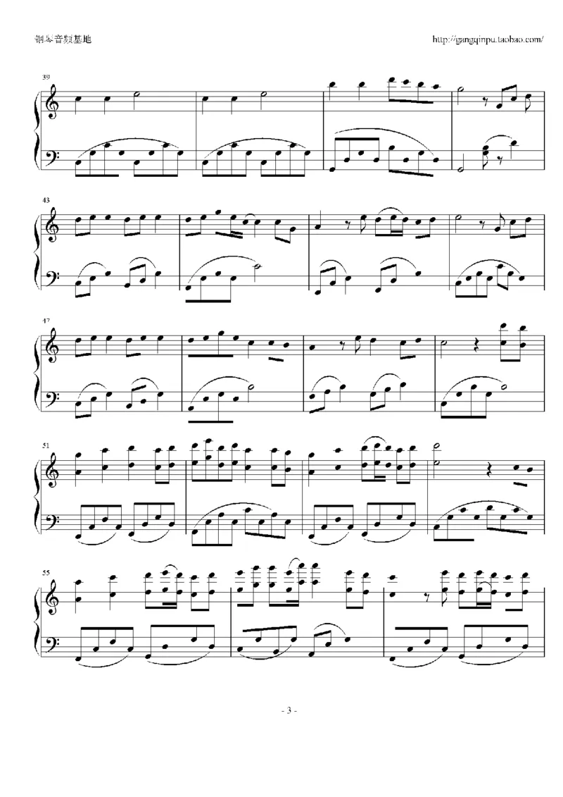 23、梁静茹（105页，共19首）_一万首著名钢琴曲谱哈农贝多芬合集视频教学电子版高清无水印可打印_3流行音乐谱_流行钢琴谱合集形式_高清PDF无水印