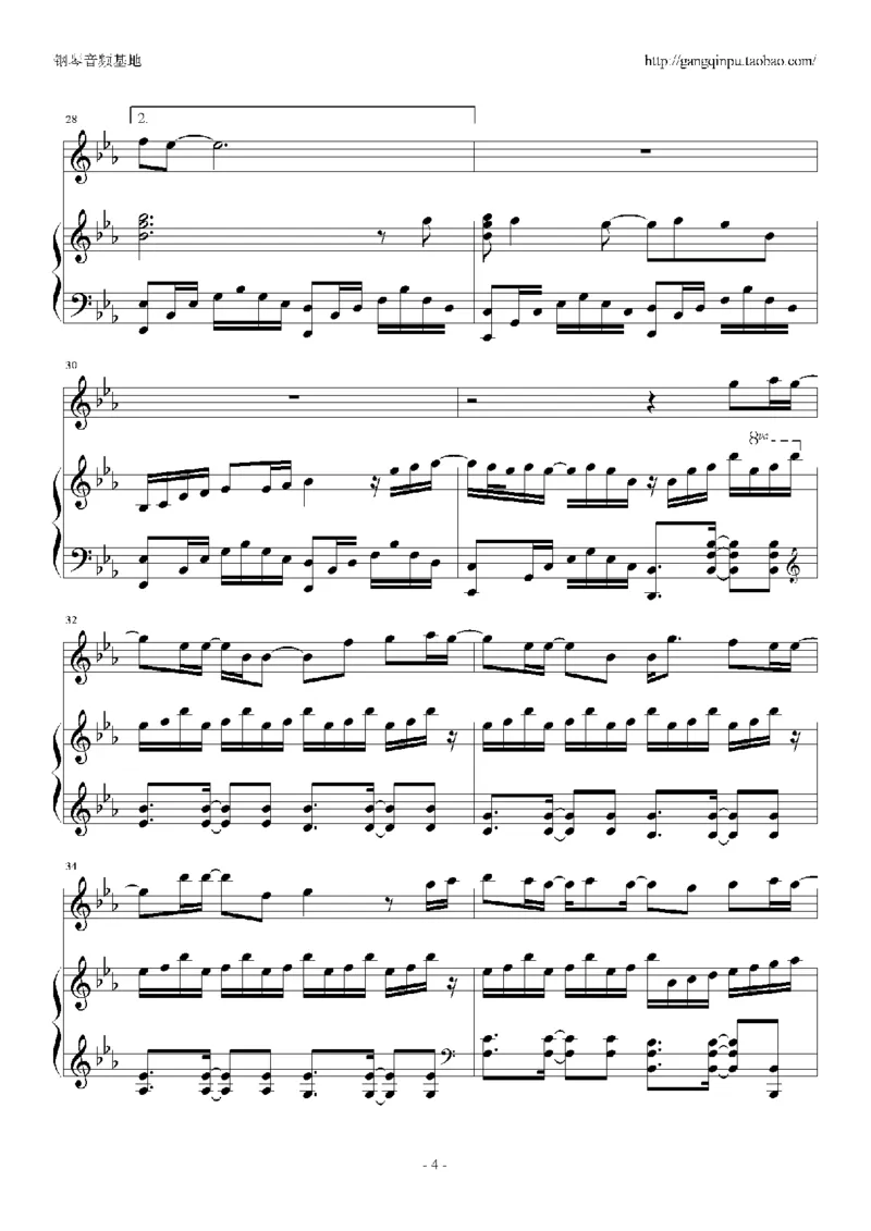 23、梁静茹（105页，共19首）_一万首著名钢琴曲谱哈农贝多芬合集视频教学电子版高清无水印可打印_3流行音乐谱_流行钢琴谱合集形式_高清PDF无水印