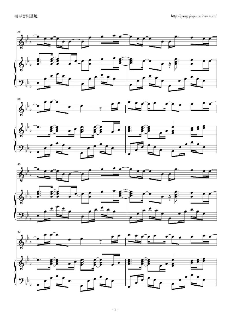 23、梁静茹（105页，共19首）_一万首著名钢琴曲谱哈农贝多芬合集视频教学电子版高清无水印可打印_3流行音乐谱_流行钢琴谱合集形式_高清PDF无水印