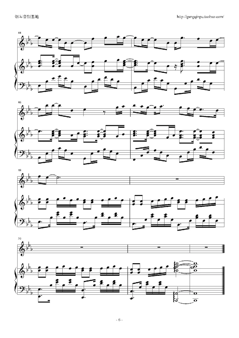 23、梁静茹（105页，共19首）_一万首著名钢琴曲谱哈农贝多芬合集视频教学电子版高清无水印可打印_3流行音乐谱_流行钢琴谱合集形式_高清PDF无水印