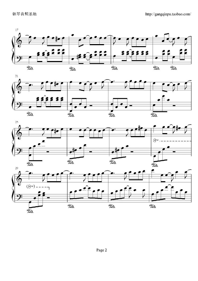 23、梁静茹（105页，共19首）_一万首著名钢琴曲谱哈农贝多芬合集视频教学电子版高清无水印可打印_3流行音乐谱_流行钢琴谱合集形式_高清PDF无水印