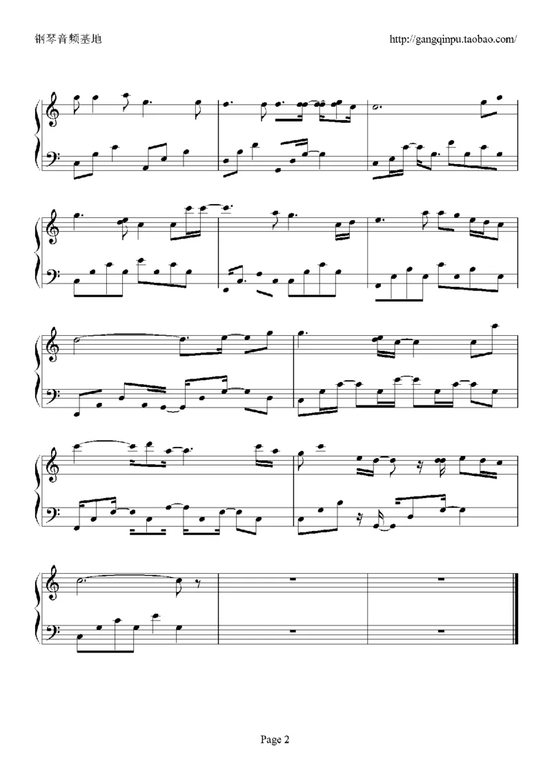 23、梁静茹（105页，共19首）_一万首著名钢琴曲谱哈农贝多芬合集视频教学电子版高清无水印可打印_3流行音乐谱_流行钢琴谱合集形式_高清PDF无水印