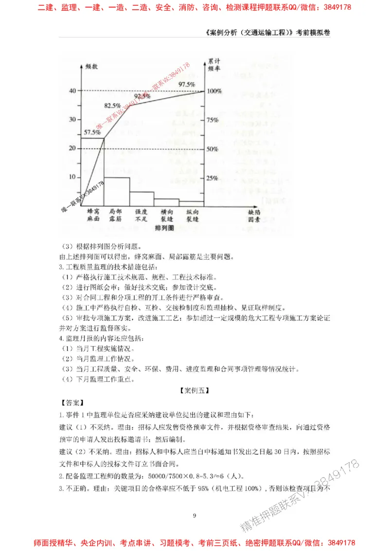 2025年监理工程师《建设工程监理案例分析（土木建筑工程》考前模拟卷二_监理工程师_2025监理工程师_2025年监理工程师SVIP_2025年监理土建案例SVIP_16-案例《考前模拟AB卷》CSW