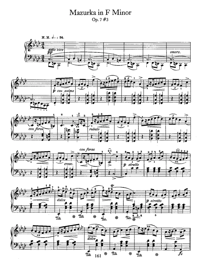 5Mazurkas,Op7_一万首著名钢琴曲谱哈农贝多芬合集视频教学电子版高清无水印可打印_1古典钢琴知名音乐家谱_肖邦钢琴谱全集_马祖卡