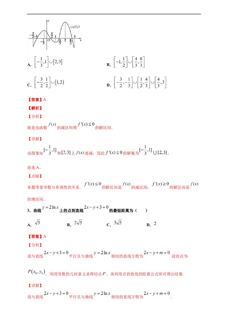 第五章一元函数的导数及其应用单元测试（提升卷）（解析版）_E015高中全科试卷_数学试题_选修2_01.同步练习_同步练习（第四套）