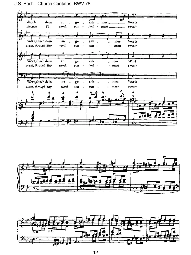 BWV78Jesu,derdumeineSeele_一万首著名钢琴曲谱哈农贝多芬合集视频教学电子版高清无水印可打印_1古典钢琴知名音乐家谱_巴赫钢琴谱全集_J.S巴赫作品全集_JohannSebastianBach(1685-1750)巴赫