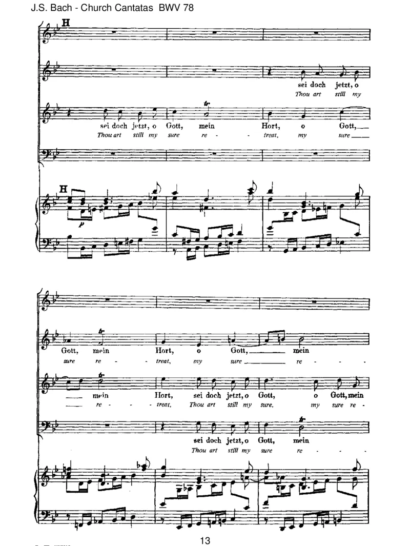 BWV78Jesu,derdumeineSeele_一万首著名钢琴曲谱哈农贝多芬合集视频教学电子版高清无水印可打印_1古典钢琴知名音乐家谱_巴赫钢琴谱全集_J.S巴赫作品全集_JohannSebastianBach(1685-1750)巴赫