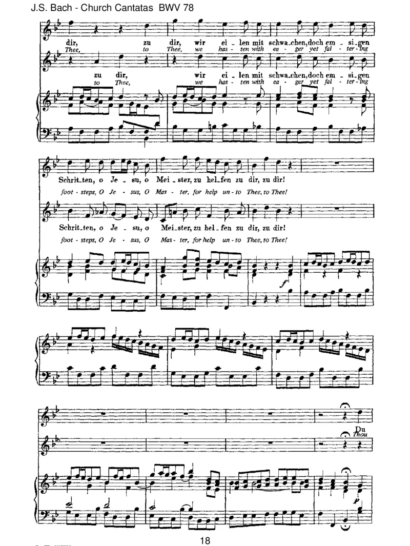 BWV78Jesu,derdumeineSeele_一万首著名钢琴曲谱哈农贝多芬合集视频教学电子版高清无水印可打印_1古典钢琴知名音乐家谱_巴赫钢琴谱全集_J.S巴赫作品全集_JohannSebastianBach(1685-1750)巴赫
