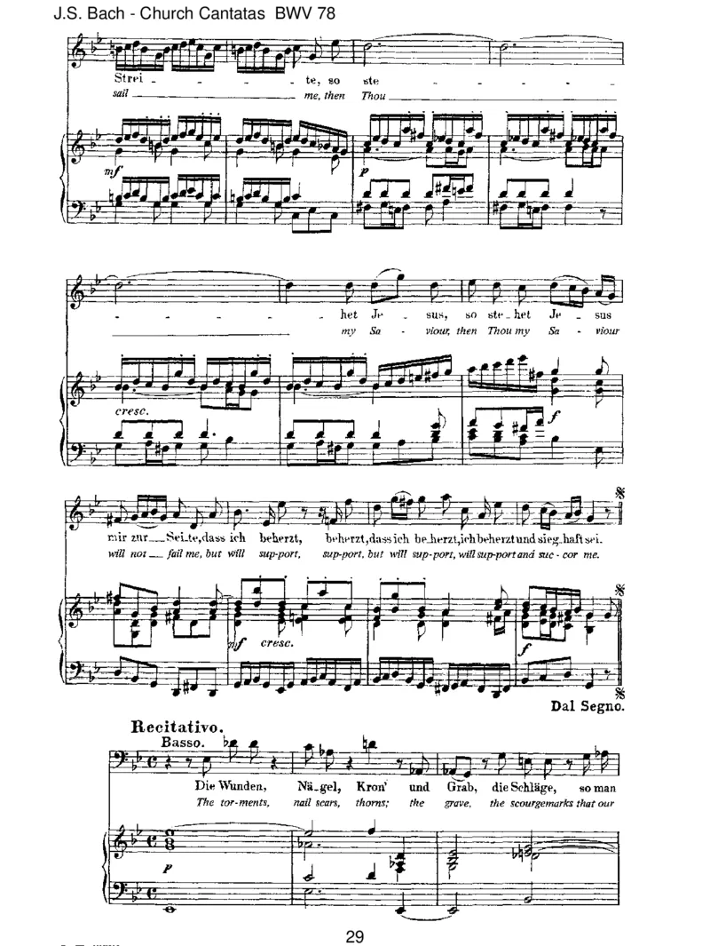 BWV78Jesu,derdumeineSeele_一万首著名钢琴曲谱哈农贝多芬合集视频教学电子版高清无水印可打印_1古典钢琴知名音乐家谱_巴赫钢琴谱全集_J.S巴赫作品全集_JohannSebastianBach(1685-1750)巴赫