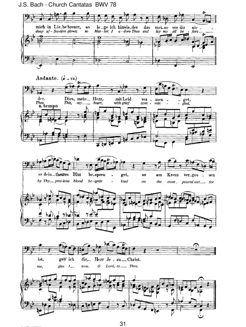 BWV78Jesu,derdumeineSeele_一万首著名钢琴曲谱哈农贝多芬合集视频教学电子版高清无水印可打印_1古典钢琴知名音乐家谱_巴赫钢琴谱全集_J.S巴赫作品全集_JohannSebastianBach(1685-1750)巴赫