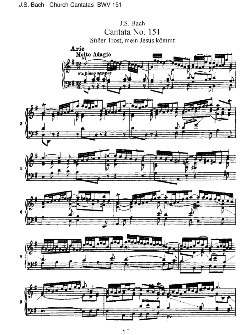 BWV151S&uuml;sserTrost,meinJesusk_mmt_一万首著名钢琴曲谱哈农贝多芬合集视频教学电子版高清无水印可打印_1古典钢琴知名音乐家谱_巴赫钢琴谱全集_J.S巴赫作品全集