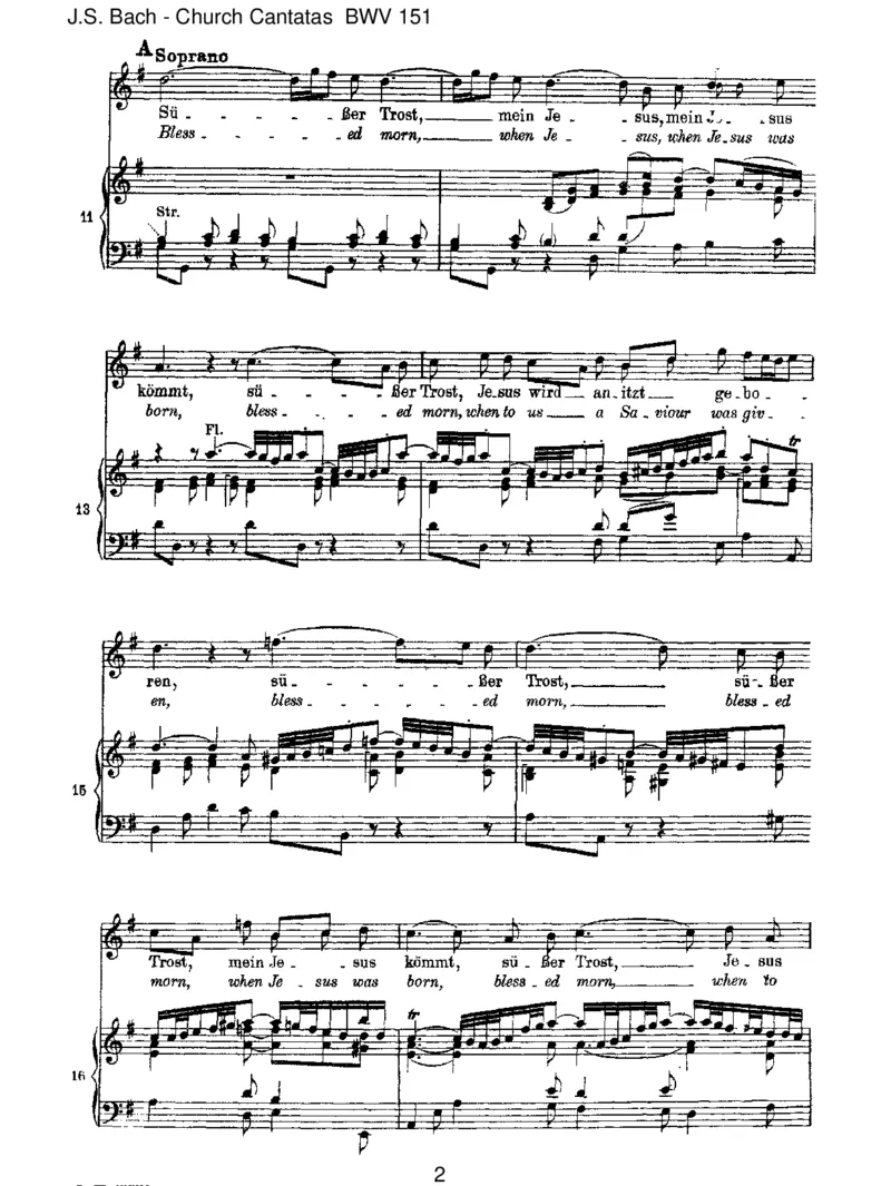 BWV151S&uuml;sserTrost,meinJesusk_mmt_一万首著名钢琴曲谱哈农贝多芬合集视频教学电子版高清无水印可打印_1古典钢琴知名音乐家谱_巴赫钢琴谱全集_J.S巴赫作品全集
