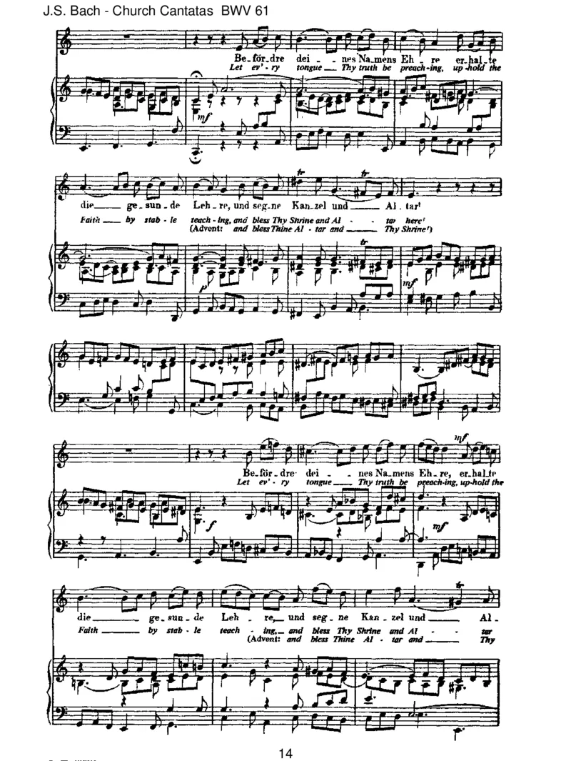 BWV61Nunkomm,derHeidenHeiland_一万首著名钢琴曲谱哈农贝多芬合集视频教学电子版高清无水印可打印_1古典钢琴知名音乐家谱_巴赫钢琴谱全集_J.S巴赫作品全集_JohannSebastianBach(1685-1750)巴赫