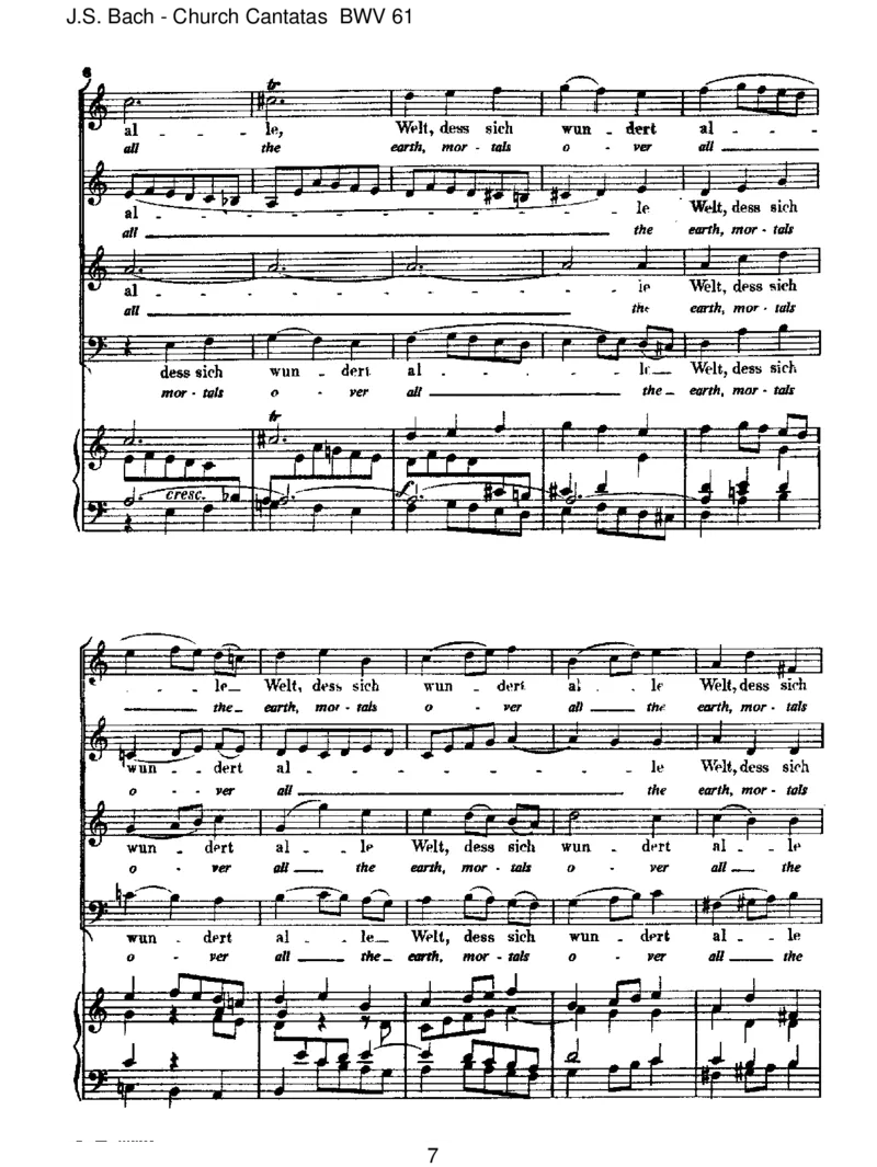 BWV61Nunkomm,derHeidenHeiland_一万首著名钢琴曲谱哈农贝多芬合集视频教学电子版高清无水印可打印_1古典钢琴知名音乐家谱_巴赫钢琴谱全集_J.S巴赫作品全集_JohannSebastianBach(1685-1750)巴赫