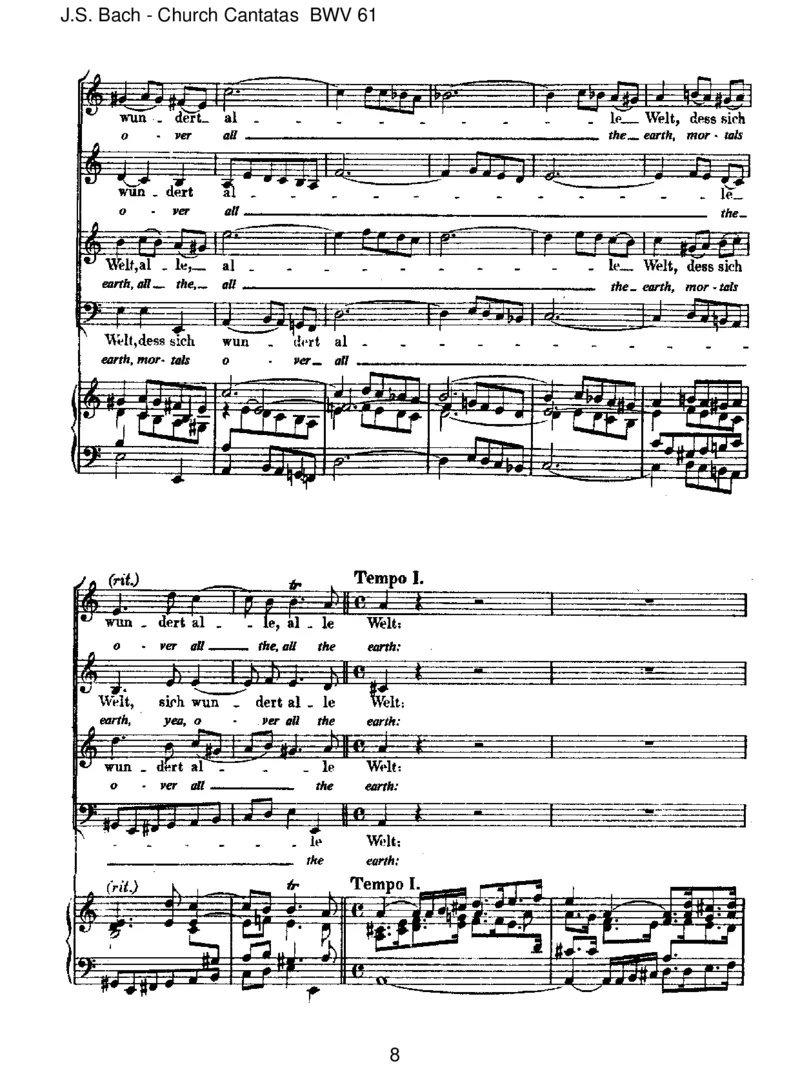 BWV61Nunkomm,derHeidenHeiland_一万首著名钢琴曲谱哈农贝多芬合集视频教学电子版高清无水印可打印_1古典钢琴知名音乐家谱_巴赫钢琴谱全集_J.S巴赫作品全集_JohannSebastianBach(1685-1750)巴赫