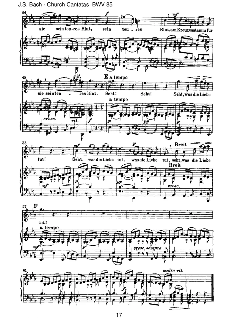 BWV85IchbineinguterHirt_一万首著名钢琴曲谱哈农贝多芬合集视频教学电子版高清无水印可打印_1古典钢琴知名音乐家谱_巴赫钢琴谱全集_J.S巴赫作品全集_JohannSebastianBach(1685-1750)巴赫