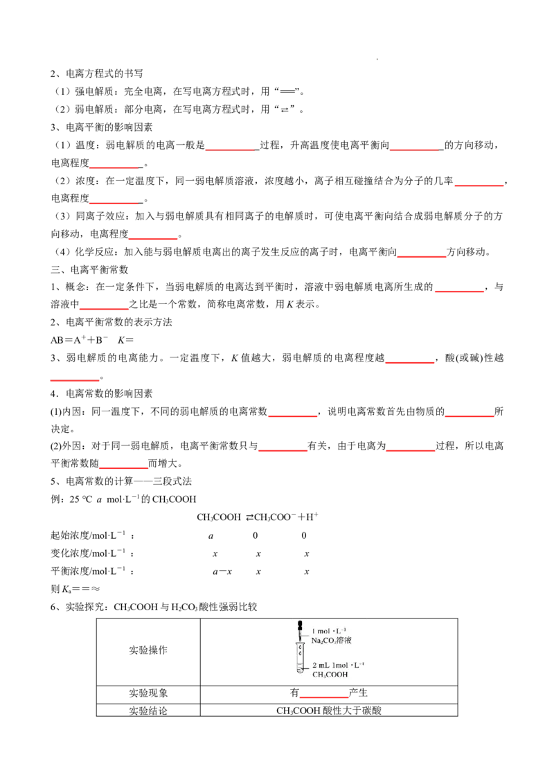 第三章水溶液中的离子反应与平衡-知识手册高中化学全册必背章节知识清单（人教版2019选择性必修1）（学生版）_E015高中全科试卷_化学试题_选修1_6.知识汇总
