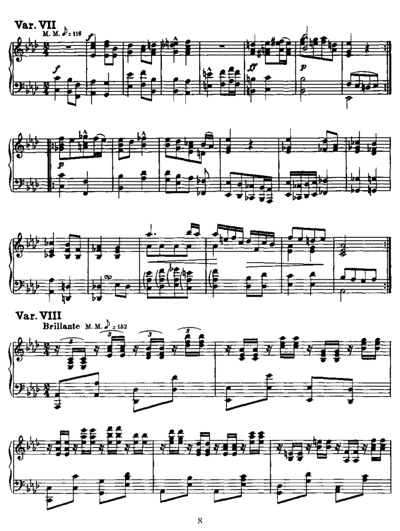 8Variations(1824)_一万首著名钢琴曲谱哈农贝多芬合集视频教学电子版高清无水印可打印_1古典钢琴知名音乐家谱_李斯特钢琴谱全集_其他作品