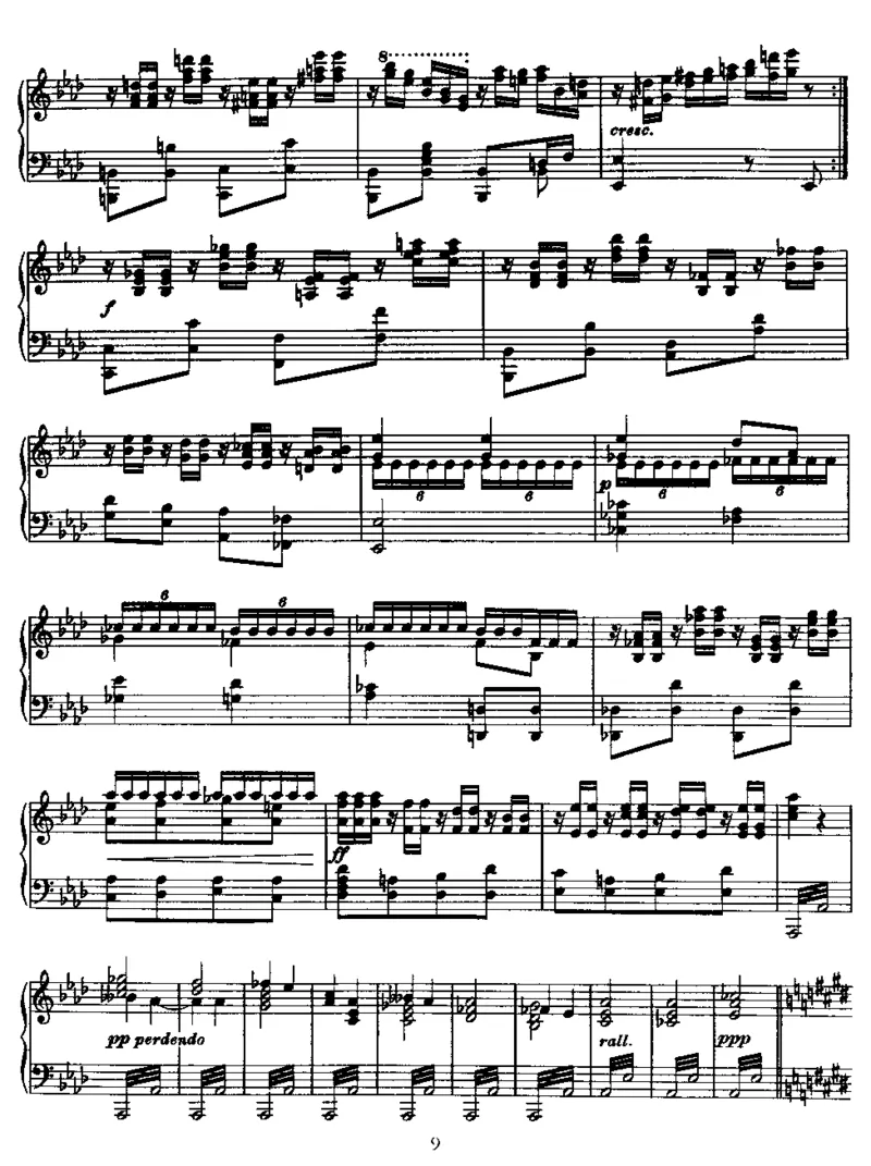 8Variations(1824)_一万首著名钢琴曲谱哈农贝多芬合集视频教学电子版高清无水印可打印_1古典钢琴知名音乐家谱_李斯特钢琴谱全集_其他作品