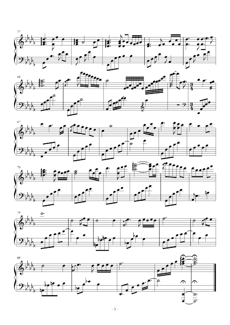 27、白日梦专辑1-3（128页，共31首）_一万首著名钢琴曲谱哈农贝多芬合集视频教学电子版高清无水印可打印_3流行音乐谱_流行钢琴谱合集形式_高清PDF无水印