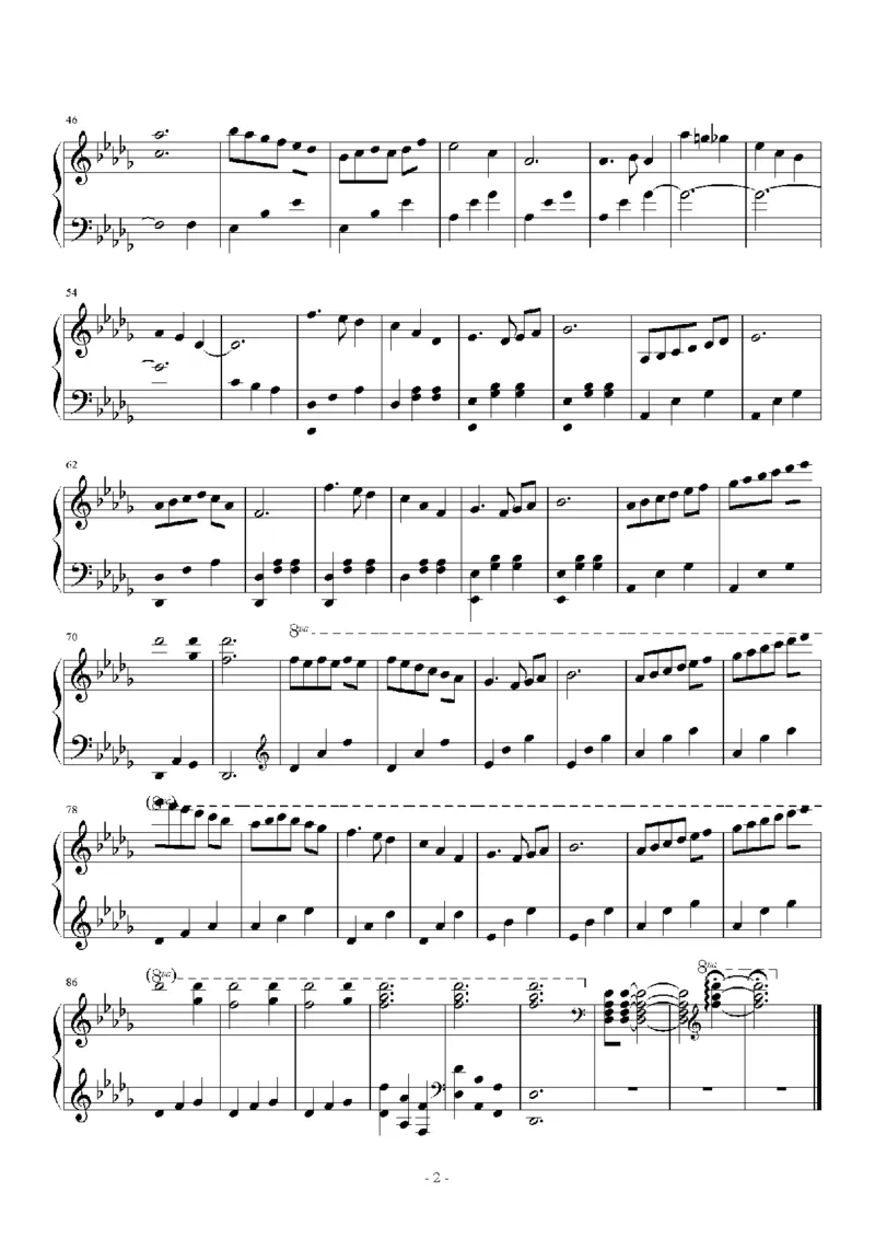 27、白日梦专辑1-3（128页，共31首）_一万首著名钢琴曲谱哈农贝多芬合集视频教学电子版高清无水印可打印_3流行音乐谱_流行钢琴谱合集形式_高清PDF无水印