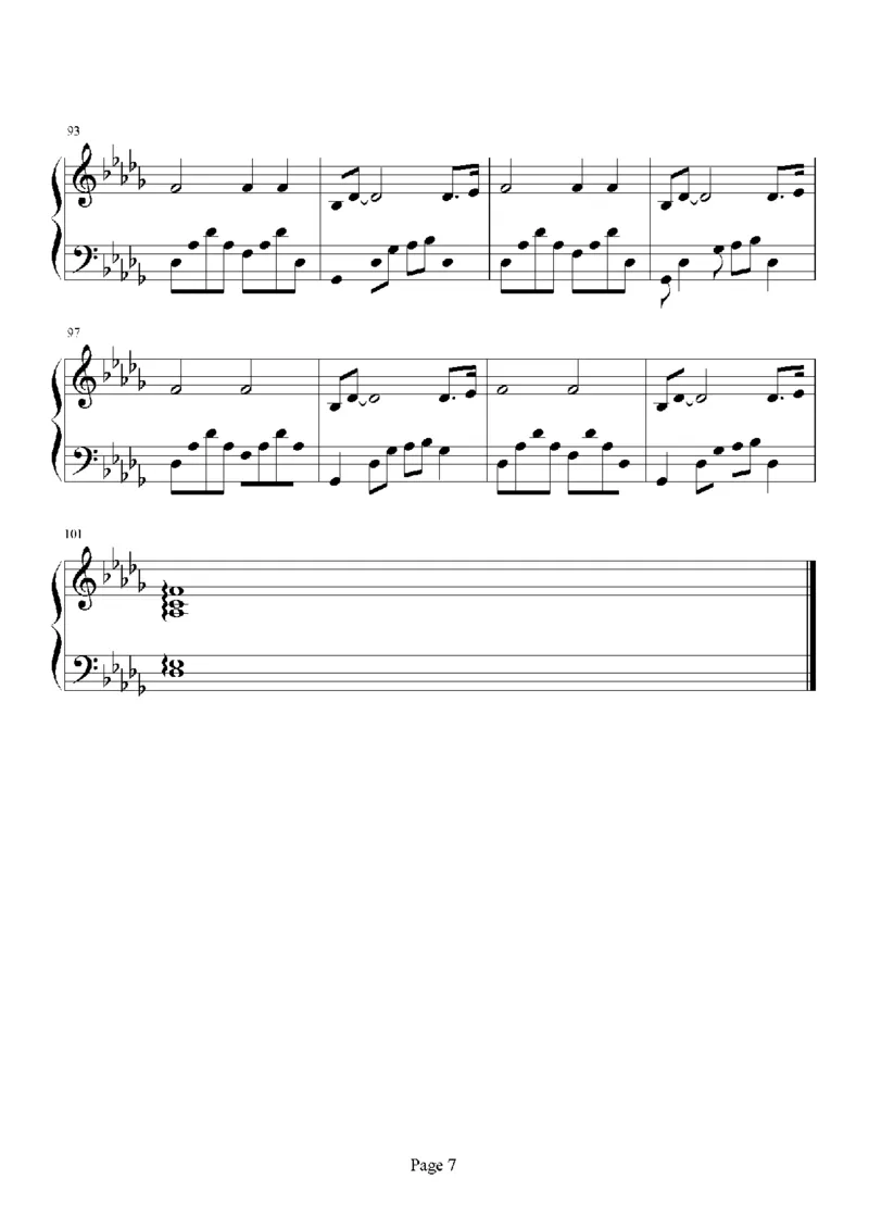 27、白日梦专辑1-3（128页，共31首）_一万首著名钢琴曲谱哈农贝多芬合集视频教学电子版高清无水印可打印_3流行音乐谱_流行钢琴谱合集形式_高清PDF无水印