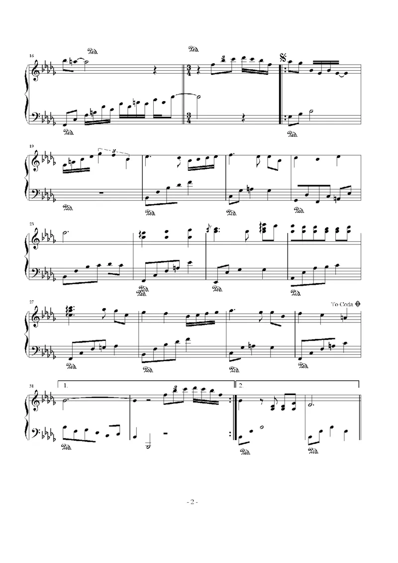 27、白日梦专辑1-3（128页，共31首）_一万首著名钢琴曲谱哈农贝多芬合集视频教学电子版高清无水印可打印_3流行音乐谱_流行钢琴谱合集形式_高清PDF无水印