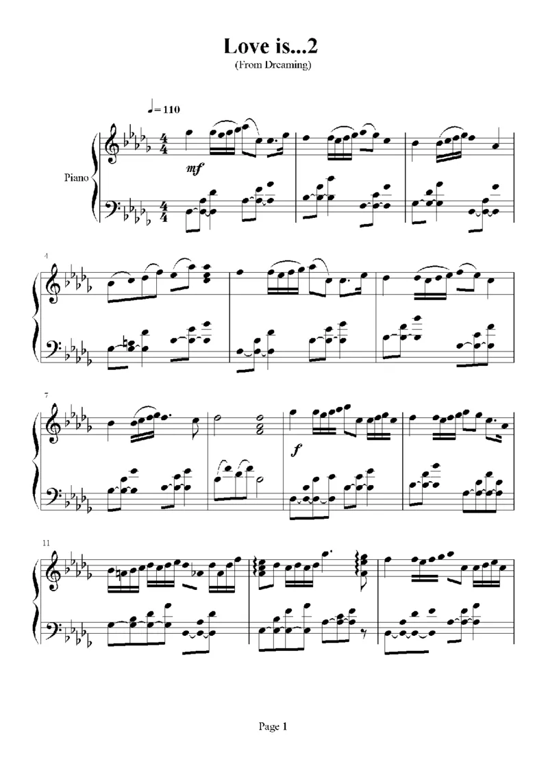 27、白日梦专辑1-3（128页，共31首）_一万首著名钢琴曲谱哈农贝多芬合集视频教学电子版高清无水印可打印_3流行音乐谱_流行钢琴谱合集形式_高清PDF无水印