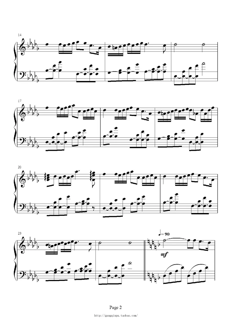 27、白日梦专辑1-3（128页，共31首）_一万首著名钢琴曲谱哈农贝多芬合集视频教学电子版高清无水印可打印_3流行音乐谱_流行钢琴谱合集形式_高清PDF无水印