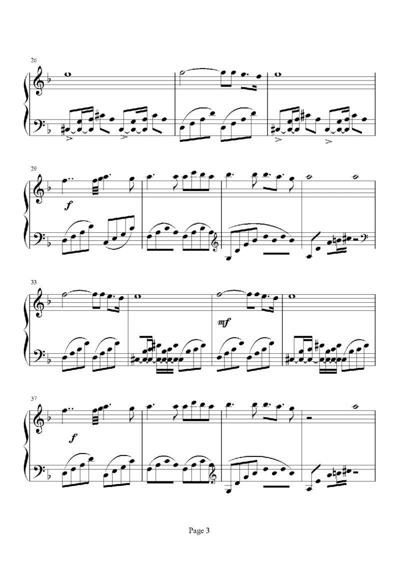 27、白日梦专辑1-3（128页，共31首）_一万首著名钢琴曲谱哈农贝多芬合集视频教学电子版高清无水印可打印_3流行音乐谱_流行钢琴谱合集形式_高清PDF无水印