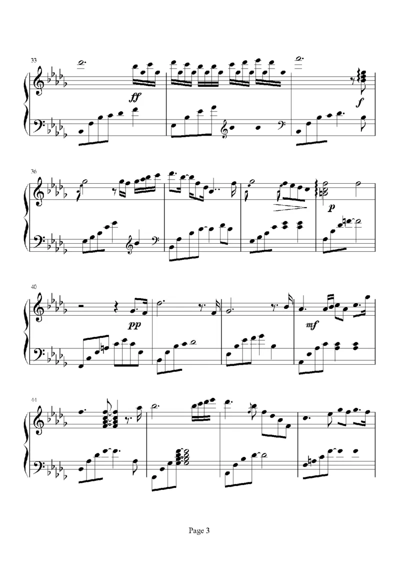 27、白日梦专辑1-3（128页，共31首）_一万首著名钢琴曲谱哈农贝多芬合集视频教学电子版高清无水印可打印_3流行音乐谱_流行钢琴谱合集形式_高清PDF无水印