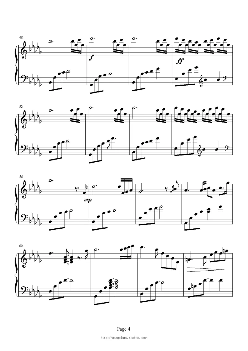 27、白日梦专辑1-3（128页，共31首）_一万首著名钢琴曲谱哈农贝多芬合集视频教学电子版高清无水印可打印_3流行音乐谱_流行钢琴谱合集形式_高清PDF无水印