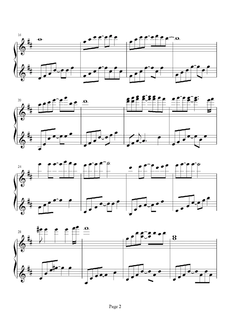 27、白日梦专辑1-3（128页，共31首）_一万首著名钢琴曲谱哈农贝多芬合集视频教学电子版高清无水印可打印_3流行音乐谱_流行钢琴谱合集形式_高清PDF无水印