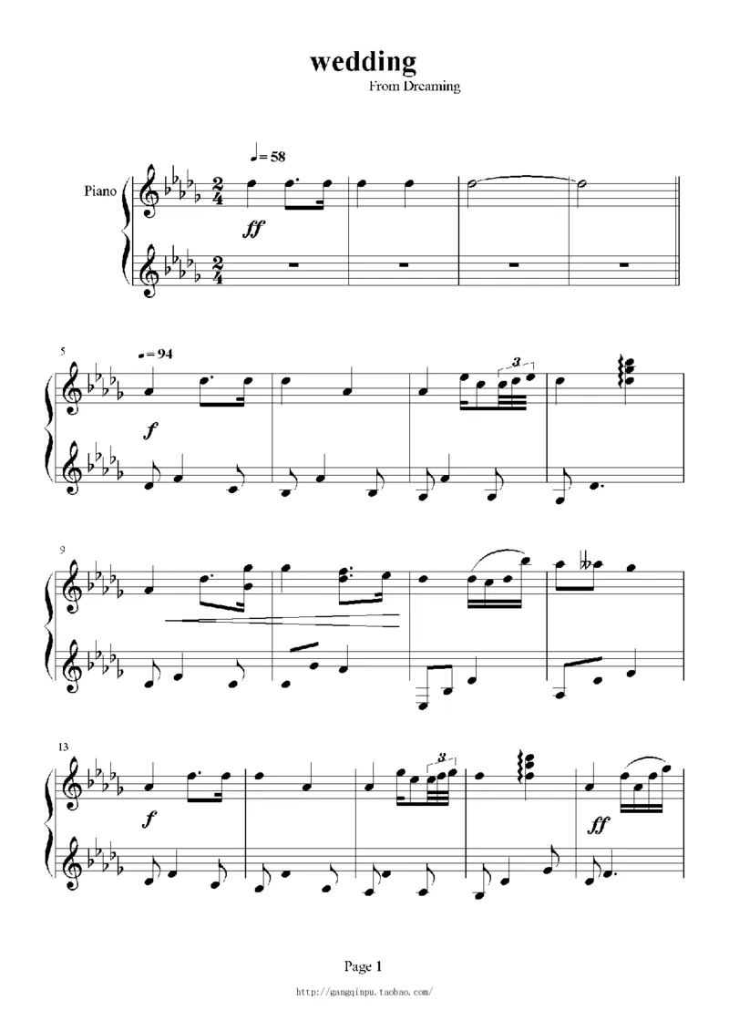 27、白日梦专辑1-3（128页，共31首）_一万首著名钢琴曲谱哈农贝多芬合集视频教学电子版高清无水印可打印_3流行音乐谱_流行钢琴谱合集形式_高清PDF无水印