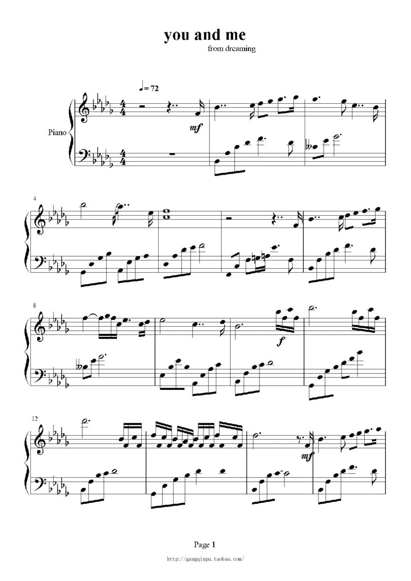 27、白日梦专辑1-3（128页，共31首）_一万首著名钢琴曲谱哈农贝多芬合集视频教学电子版高清无水印可打印_3流行音乐谱_流行钢琴谱合集形式_高清PDF无水印