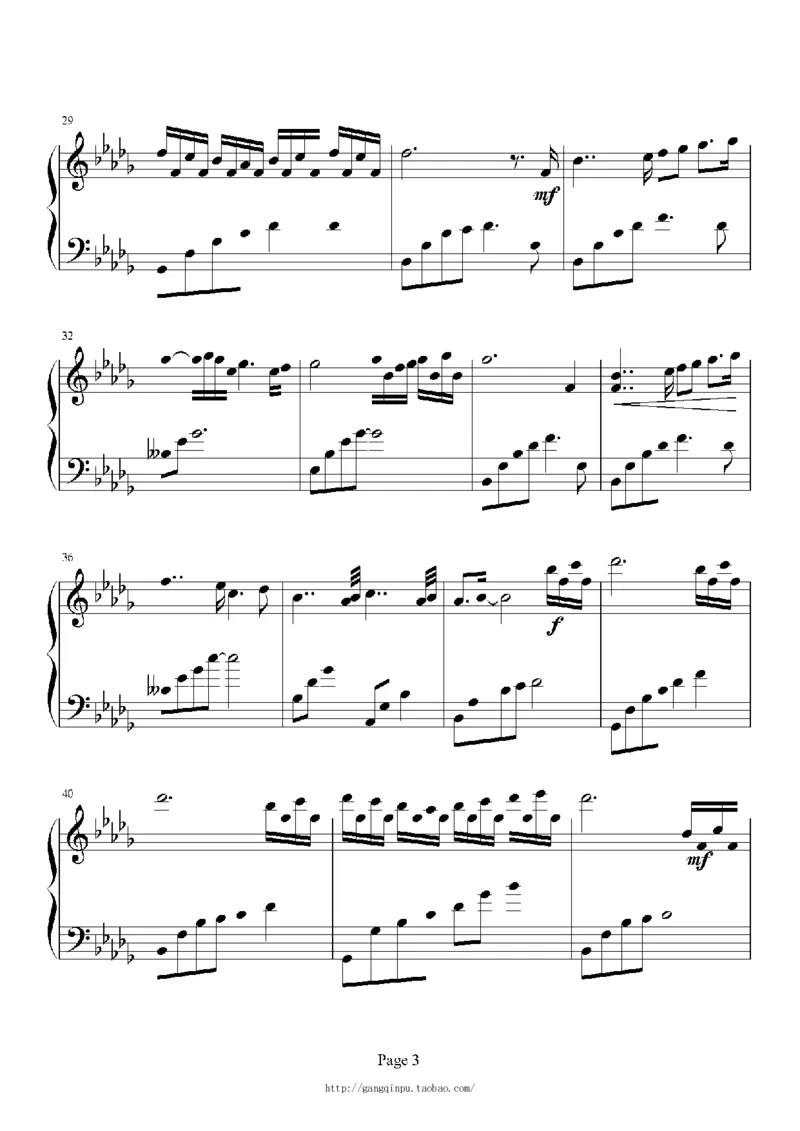 27、白日梦专辑1-3（128页，共31首）_一万首著名钢琴曲谱哈农贝多芬合集视频教学电子版高清无水印可打印_3流行音乐谱_流行钢琴谱合集形式_高清PDF无水印